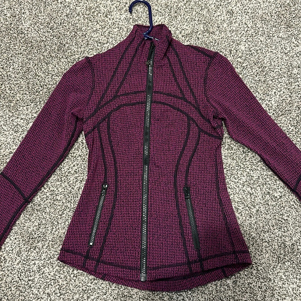 Size 4 Magenta Lululemon Define Jacket